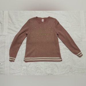 “Peace” Pink Sweater